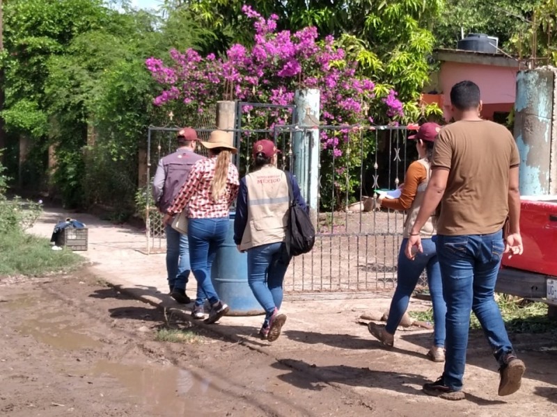 Inician censo a damnificados por inundaciones ocasionadas por Norma en Guasave
