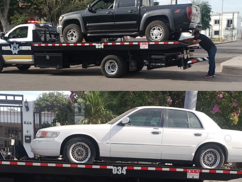 Inician embargos de carros en Cajeme por adeudo en multas de tránsito