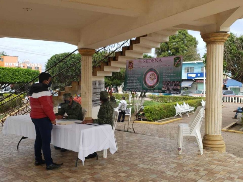 Inician jornada de reclutamiento para la Guardia Nacional en Naranjos