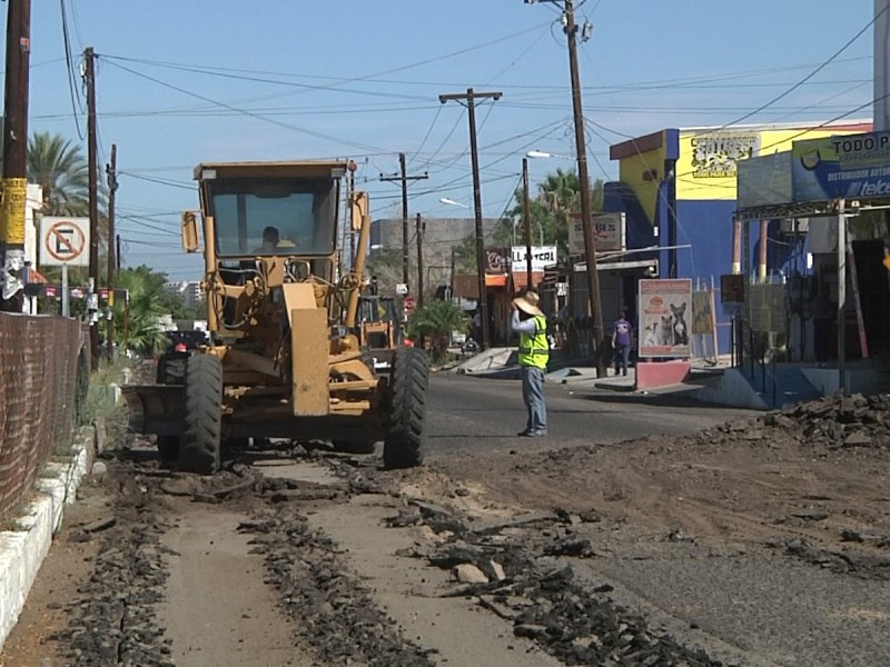Inician la obras de pavimentación en la Calle Jalisco