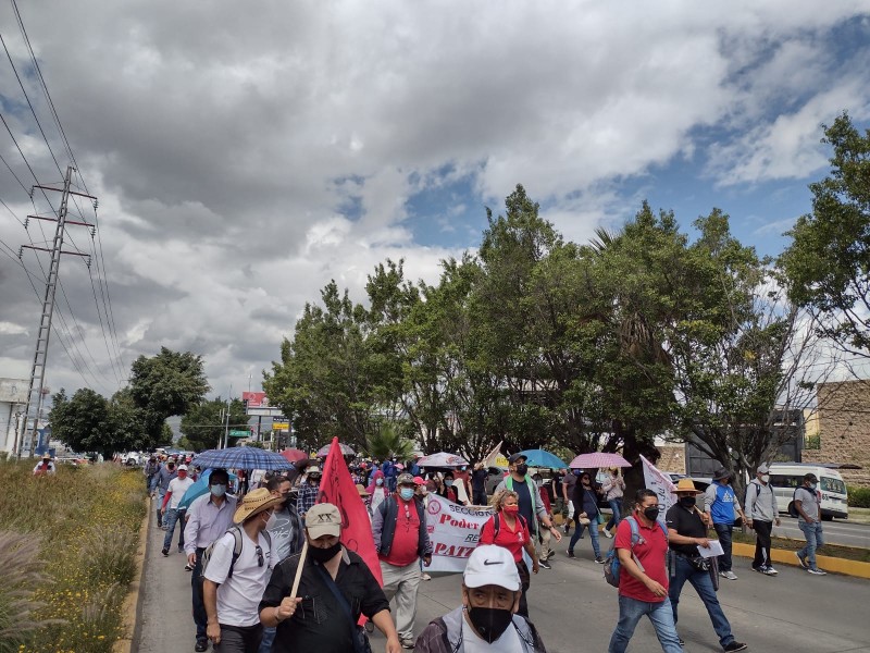 Inician marchas previstas por parte de Poder de Base