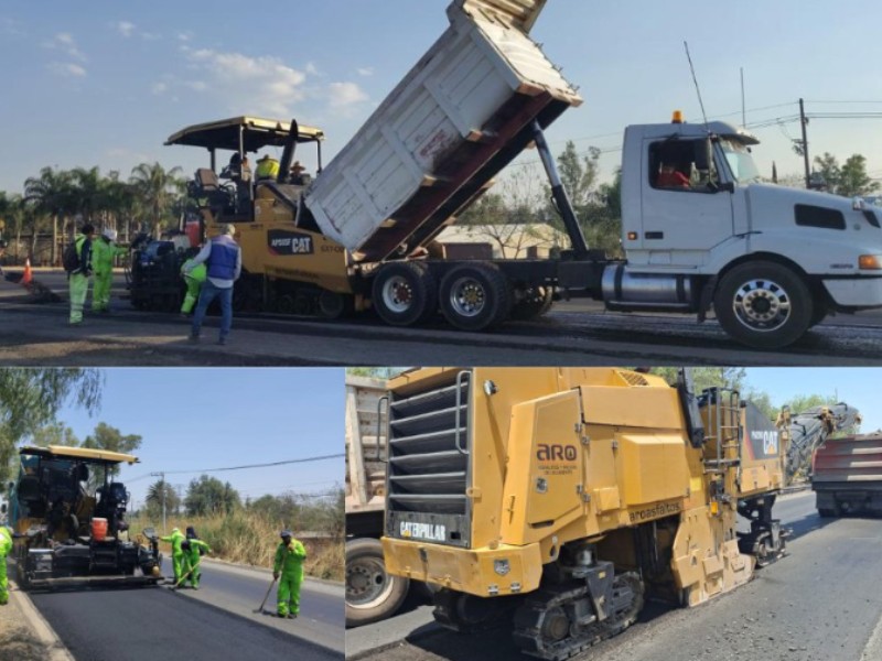 Inician obras de conservación en la carretera Guadalajara-Chapala