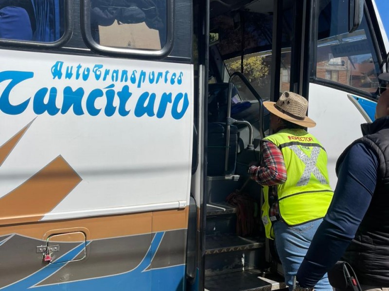 Inician operativos de regulación para el transporte público