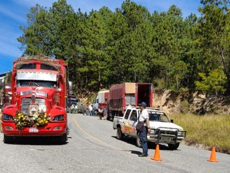 Inician operativos en la Ruta de la Fe en Juquila