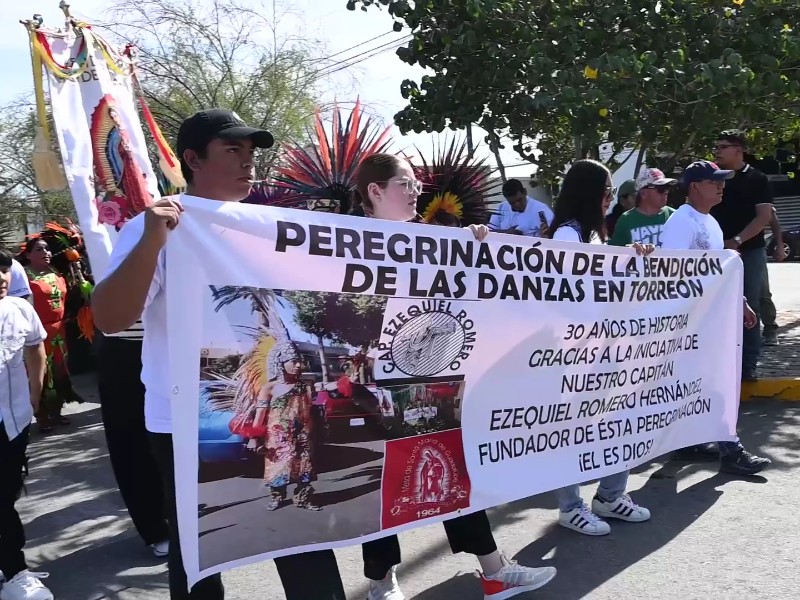 Inician Peregrinaciones 2025 en Torreón con más de 9 mil devotos