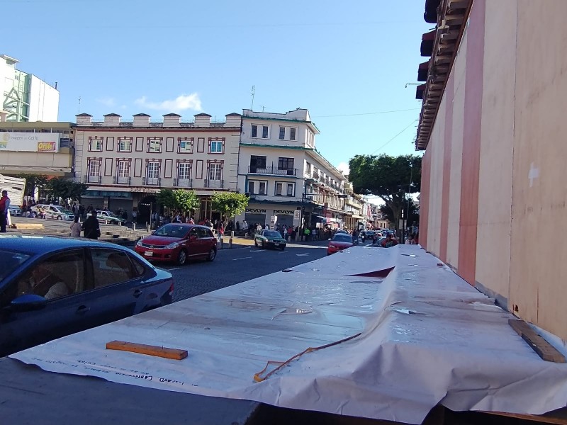 Inician preparativos para desfile del 20 de Noviembre