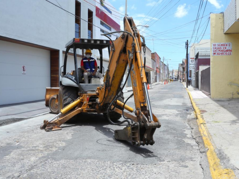 Inician reconstrucción de calles en primer cuadro