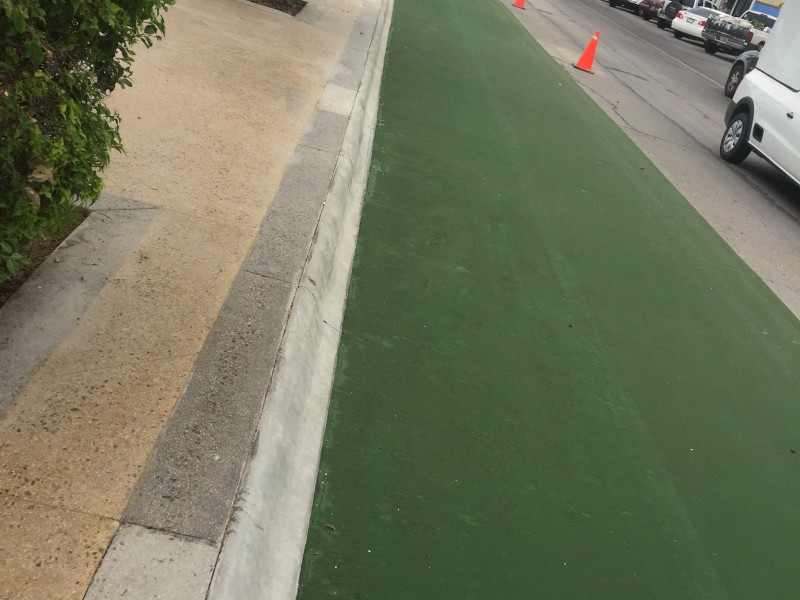 Inician remodelación de ciclovía en Malecón.