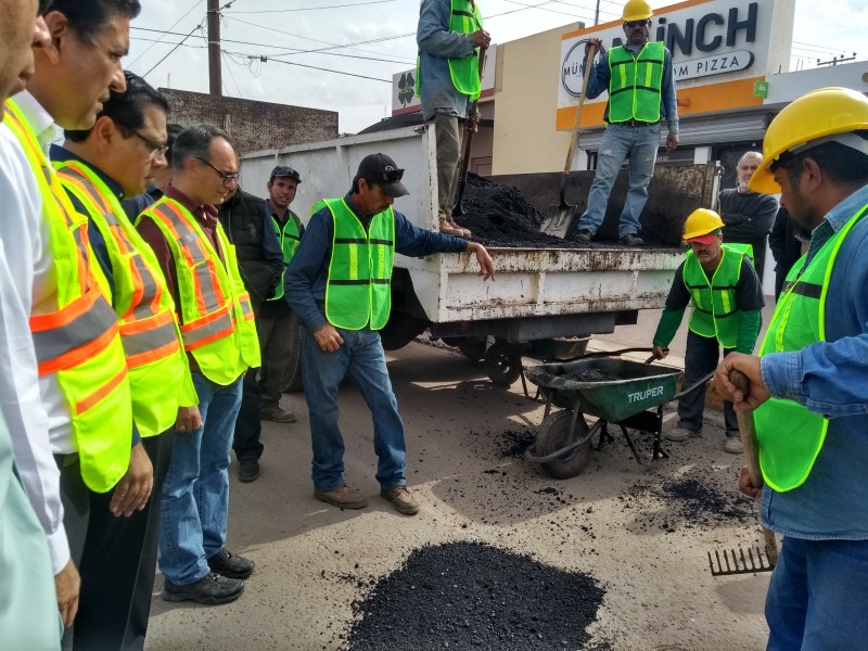 Inician trabajos de imagen en Centro de Obregón