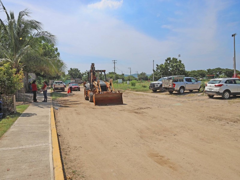 Inician trabajos de pavimentación con concreto hidráulico en Boca del Río