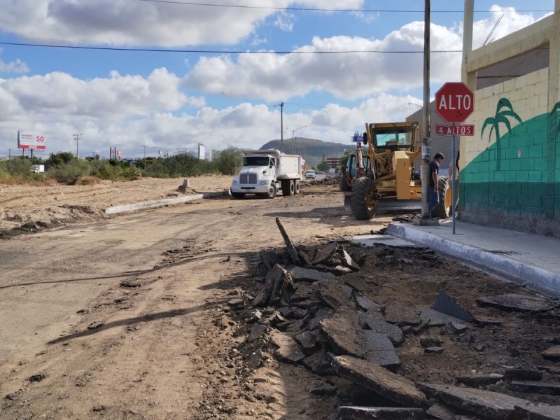 Inician trabajos de reencarpetado en la calle Modesto Rolland