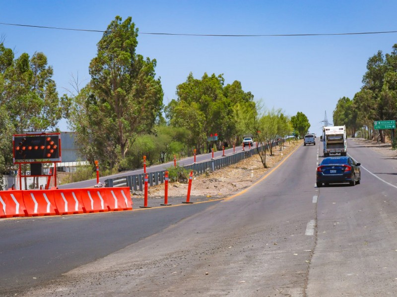 Inician trabajos de remodelacion de la carretera 15 Nogales