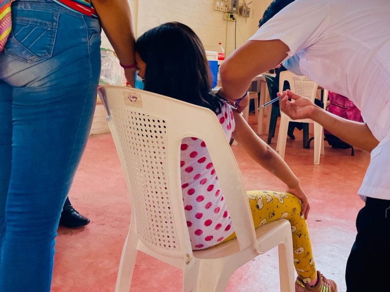 Iniciarán vacunación para infantes de Cerro Azul
