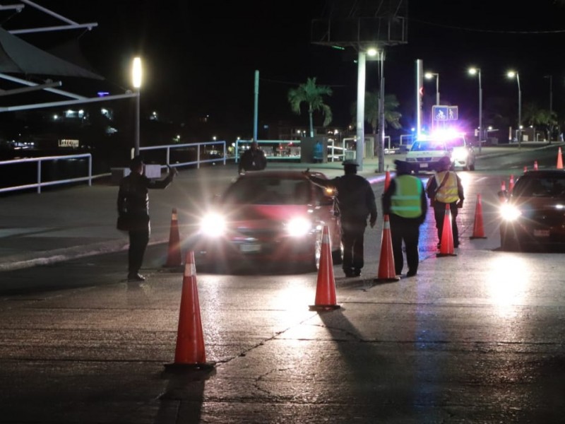 Iniciaron operativos de alcoholimetría en Tuxpan