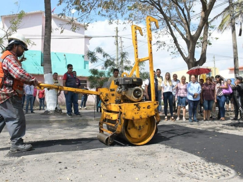 Inició Ayuntamiento programa de bacheo en Veracruz