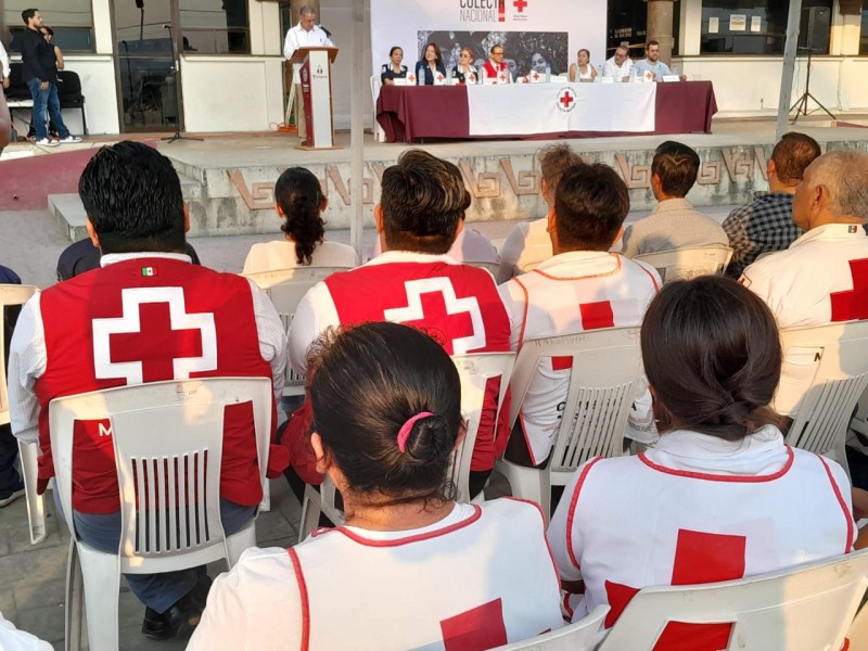 Inicio en Tuxpan Colecta Nacional de Cruz Roja