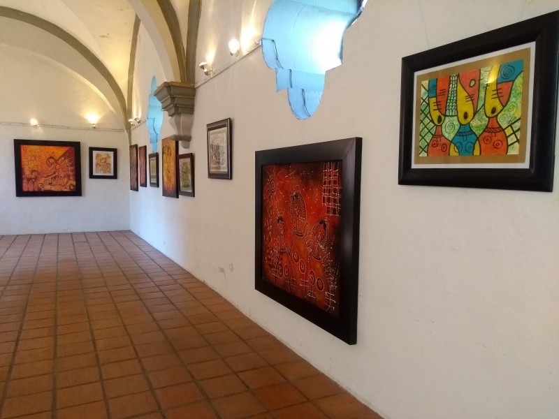 Inició exposición de pinturas en Complejo Cultural