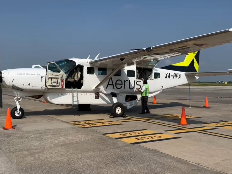 Inició operaciones vuelo estatal en el aeropuerto de Veracruz