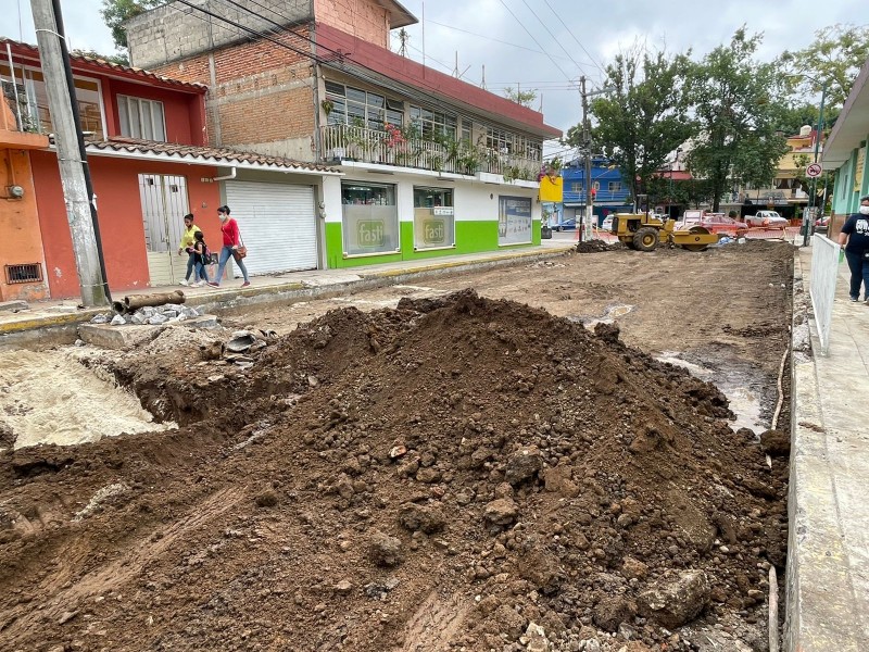 Inició rehabilitación de avenida Venustiano Carranza