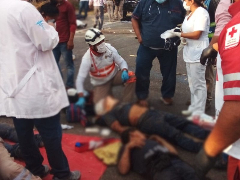 INM anuncia apoyo para víctimas de accidente en Chiapas
