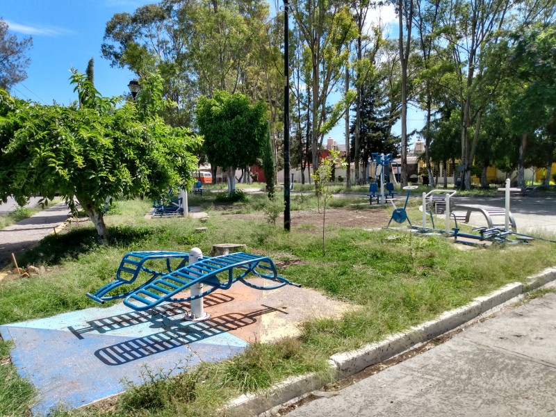 Inseguro, parque-El Triángulo en col. Héroes de Puebla