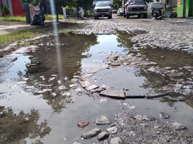 Insoportables aguas negras en La Reserva; Ciapacov ignora reportes