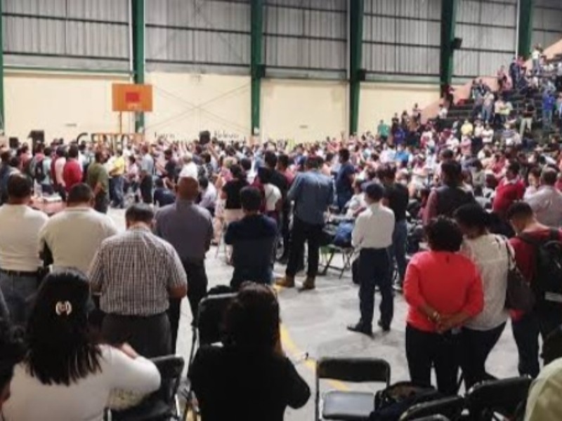 Instala Asmblea Sección 22 previo al paro