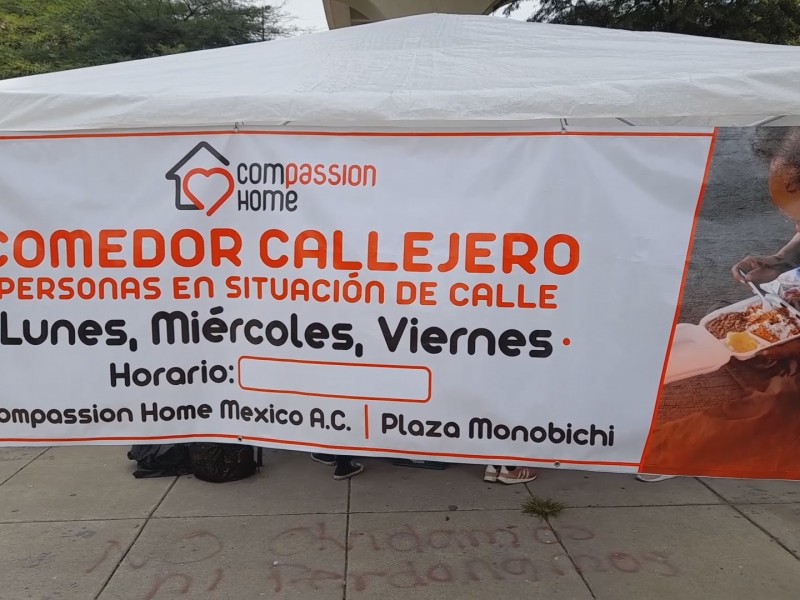 Instala asociación Compassion Home México comerdor callejero
