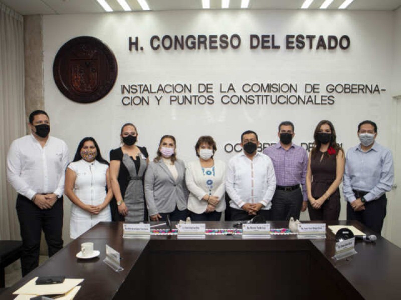 Instala Congreso de Chiapas comisión de gobernación