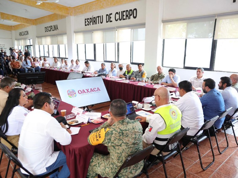Instala Consejo Regional de Protección Civil ante posible impacto de huracán Erick