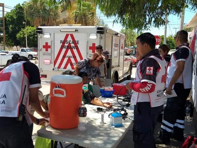 Instala Cruz Roja módulo preventivo en canícula