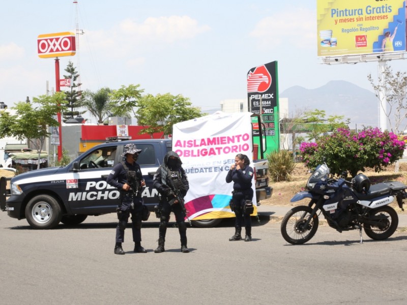 Instala SSP cinco filtros sanitarios permanentes en Morelia