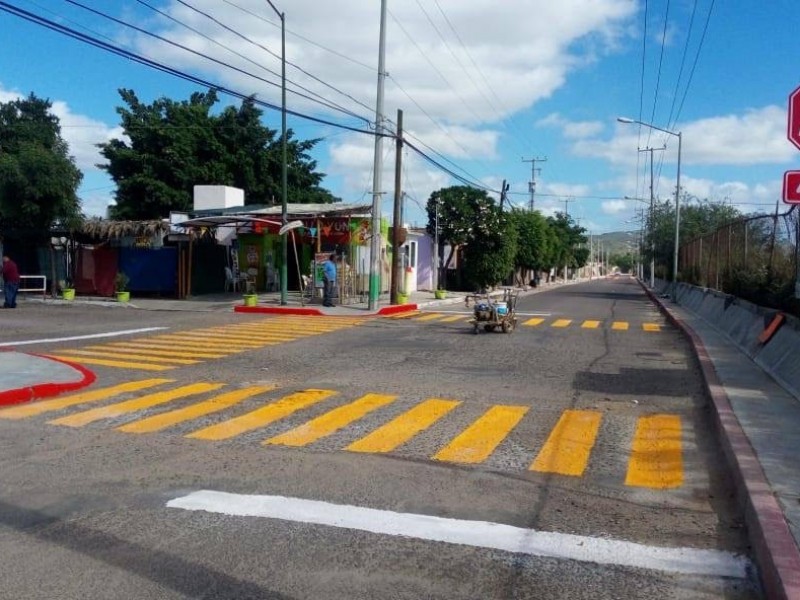 Instalan 4 altos permanente en cruce vial