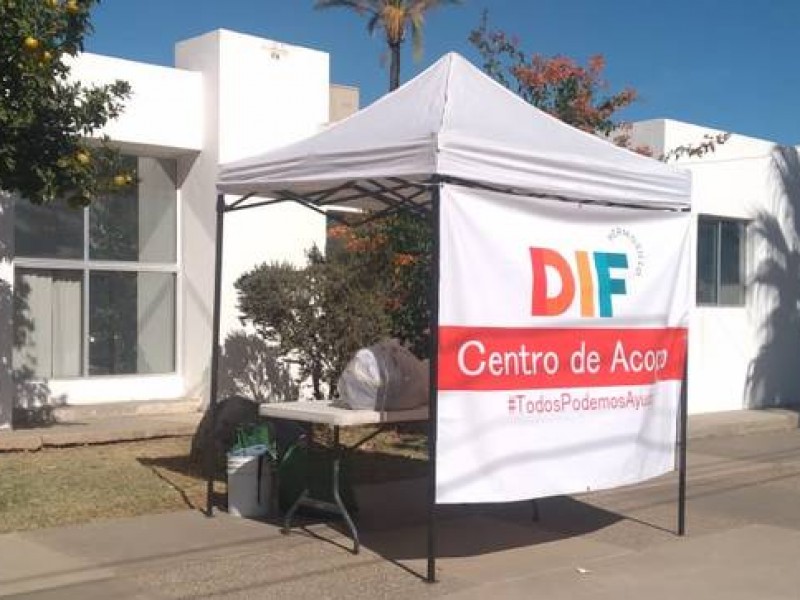 Instalan centro de acopio en Hermosillo para afectados de huracán