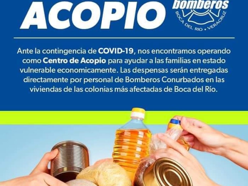 Instalan centro de acopio para personas vulnerables por contingencia