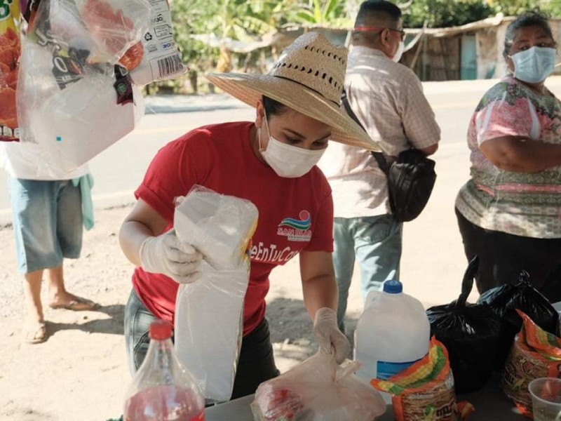 Instalan cocina comunitaria en San Blas por COVID-19