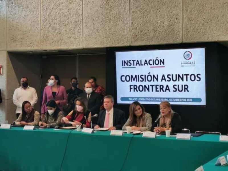 Instalan Comisión de Asuntos de la Frontera Sur