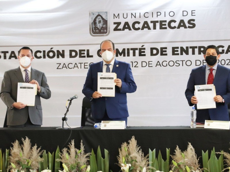 Instalan comité de entrega-recepción en la capital