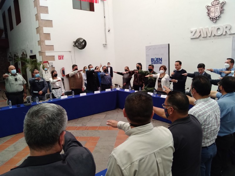Instalan comité de protección civil en Zamora