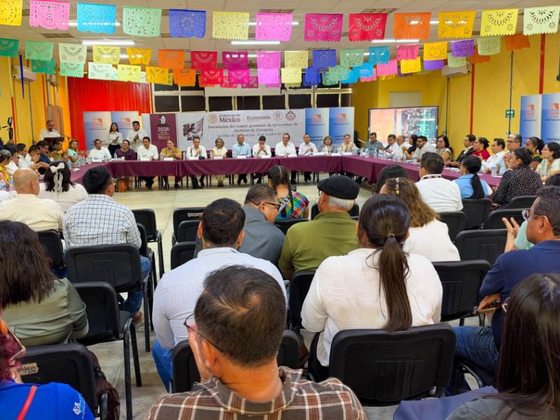 Instalan Comité Promotor de Inversiones en Juchitán para impulsar el desarrollo económico