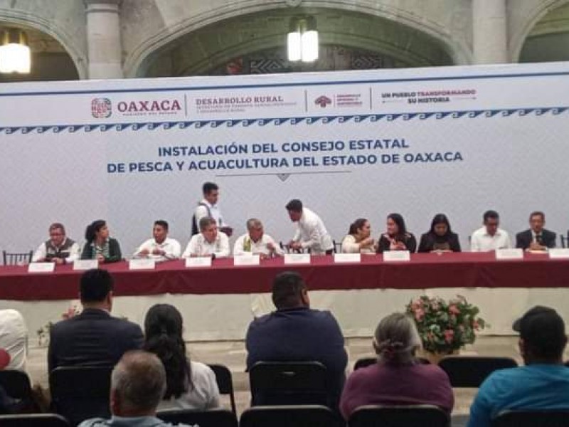 Instalan Consejo Estatal de Pesca y Acuacultura en Oaxaca