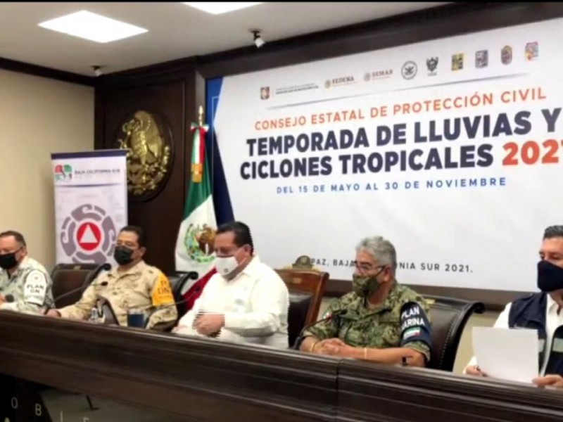 Instalan Consejo Estatal de Protección Civil ante Huracán 