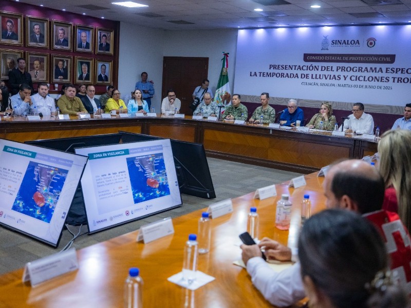 Instalan Consejo Estatal de Protección Civil por lluvias y ciclones 2025