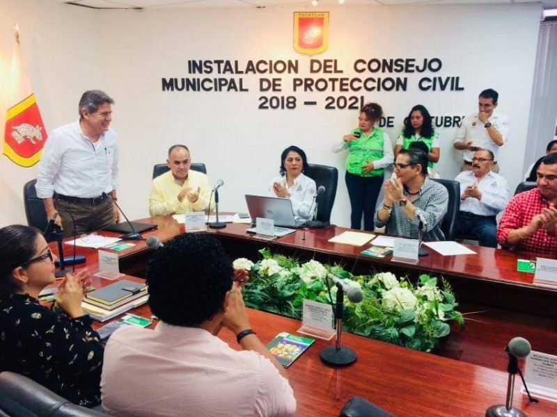 Instalan Consejo Municipal de Protección Civil