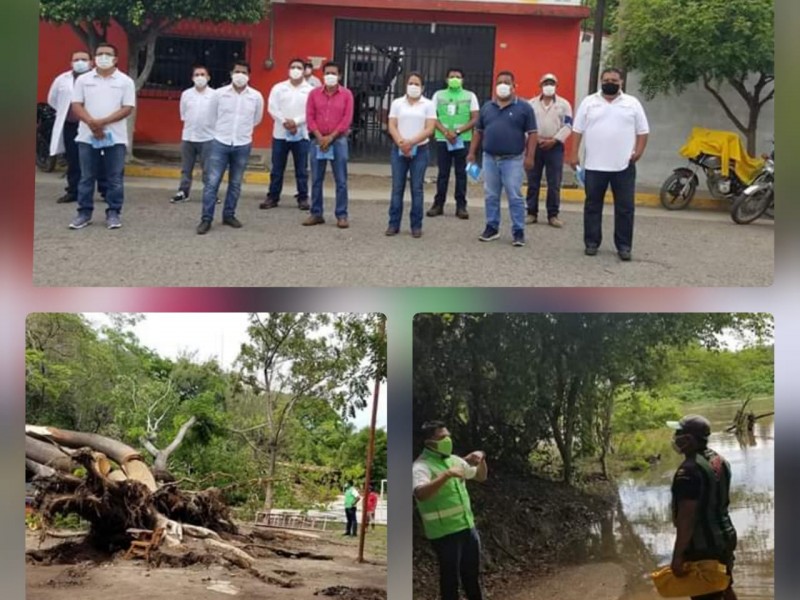 Instalan consejos municipales por fenómenos hidrometeorológicos en zona nororiente Istmo