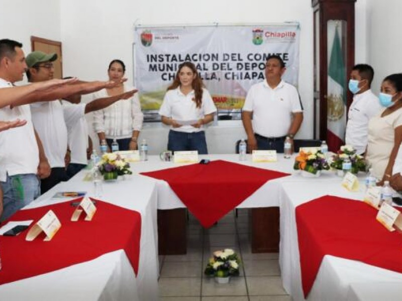 Instalan en Chiapilla Comité Municipal del Deporte