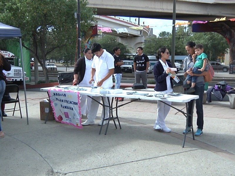 instalan feria de la salud en IMFOCULTA