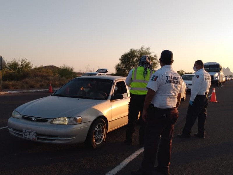 Instalan filtros de alcoholimetría en San Carlos