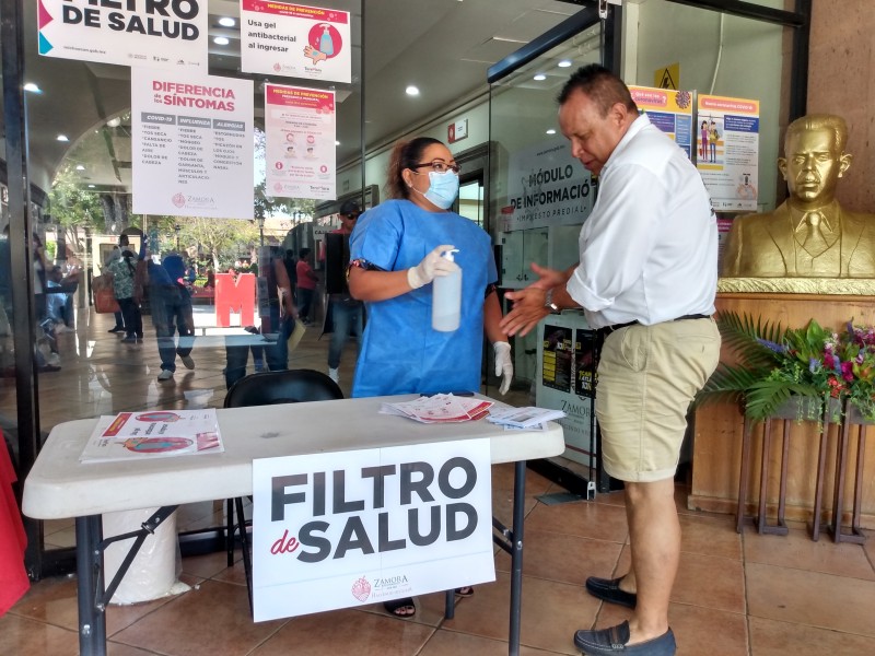 Instalan filtros sanitarios en Ayuntamientos de la región