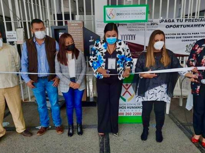 Instalan módulo de Derechos Humanos en Tuxpan